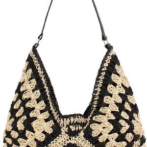 Suede purses for Women 2024 Slouchy Shoulder Bags Soft Leather hobo bag Brown To